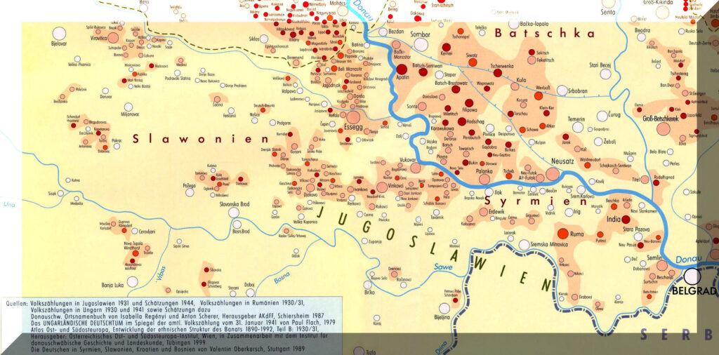 Map Syrmia and Slavonia (Kopp)