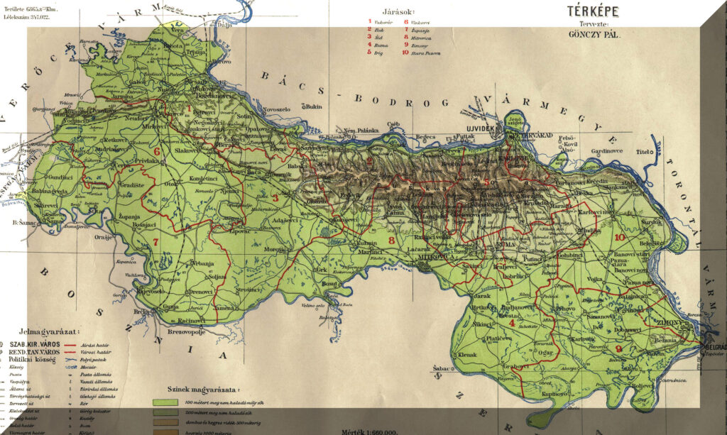 Map of Szerem