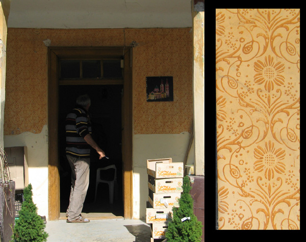 covered porch stencil drawing